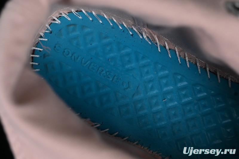 Converse Chuck 70s High Top Canvas Sneakers with Chain Accents in Black & Pink - A09539C