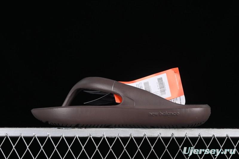 New Balance NB x TAW&TOE Co-branded Brown Ultra-Soft Cloud Cushion Beach Sandals Flip Flops - SD5601GMU