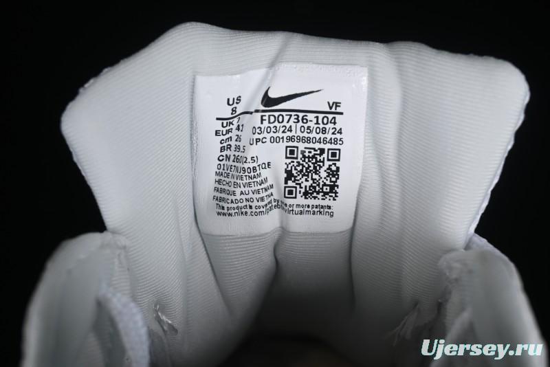 Nike Runtekk V2K Retro Low-Top Running Shoes with Cushlon Midsole and Distressed Effect - FD0736-104