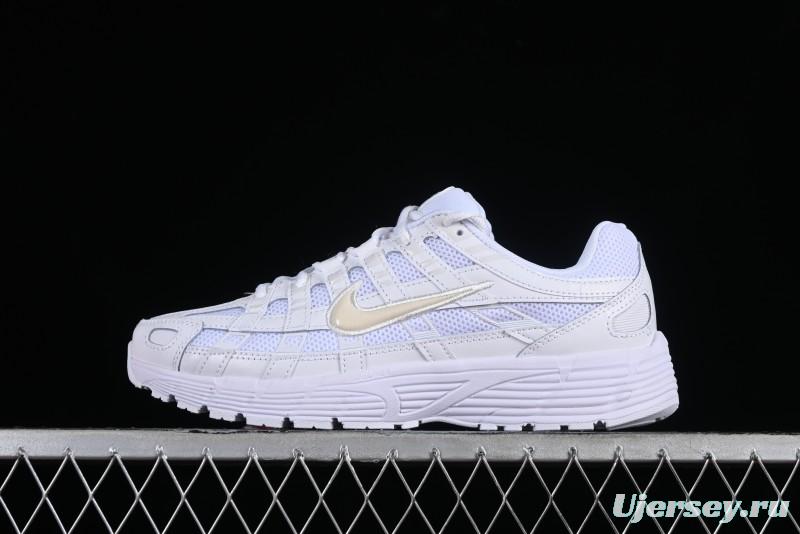 Nike P-6000 Retro Casual Sneaker Dad Shoes with Layered Design - CD6404-100