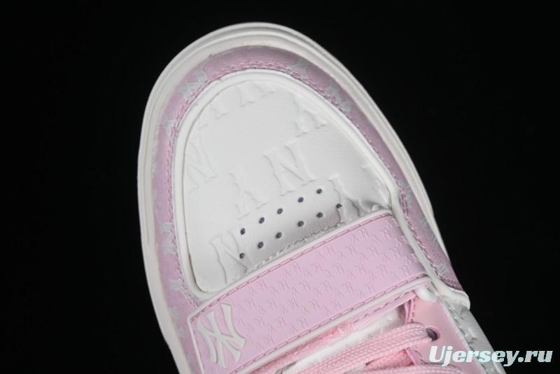 MLB NY Chunky Liner New York Yankees Velcro Print Logo Lightweight Platform Casual Sneakers - 3ASXCMM4N50PKS