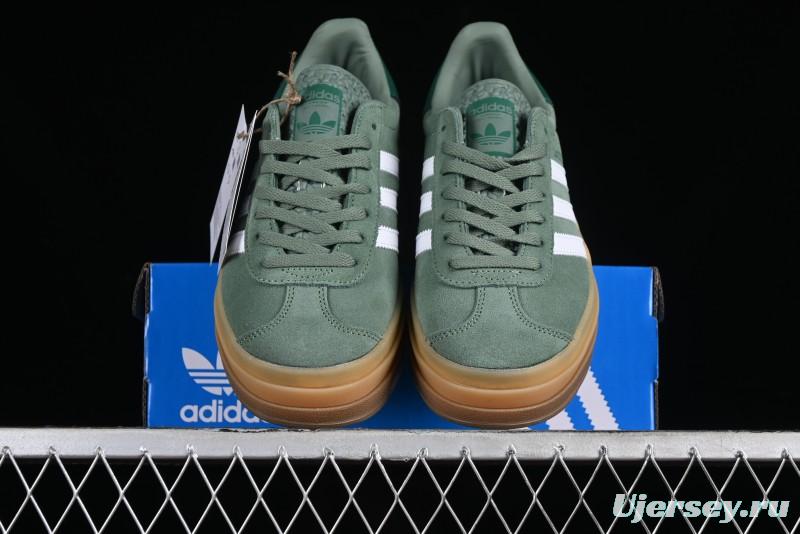 Adidas Originals Gazelle Bold ID6998 Low-Top Sneakers with Thick Sole for Casual Wear, Slip-Resistant and Durable