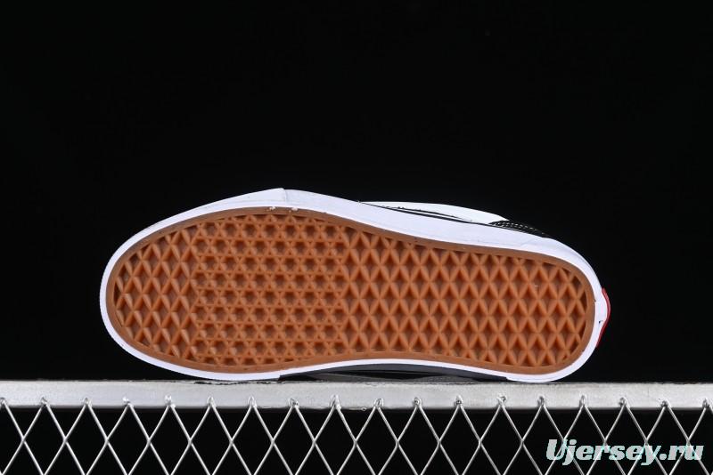 Vans Classics Knu Skool Coca-Cola Collaboration Black White Embroidery Chunky Tongue Sneakers - VN0009QC6BTI