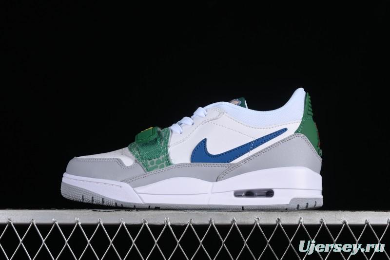 Nike Air Jordan Legacy AJ312 Low Strap Triple Fusion Sneakers - CD9054-140