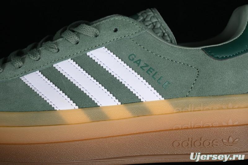 Adidas Originals Gazelle Bold ID6998 Low-Top Sneakers with Thick Sole for Casual Wear, Slip-Resistant and Durable