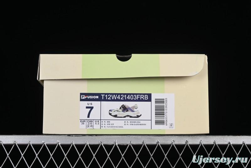 Fila Fusion Thick Sole Hard Candy Sandals - T12W421403FRB