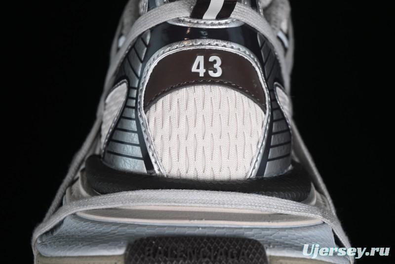 Balenciaga Phantom Sneaker 10th Generation Lace-Up Running Shoes with Transparent Heel Strap - W3XLL2097