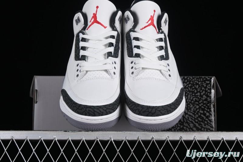 Nike Air Jordan 3 Retro Cement Grey Sneakers - CT8532-106