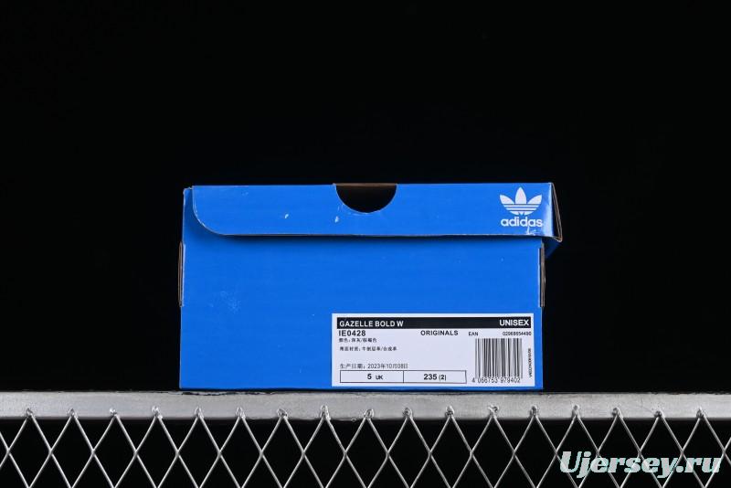 Adidas Originals Gazelle Bold IE0428 Low-Top Sneakers with Thick Sole for Casual Wear Anti-Slip and Durable - IE0428