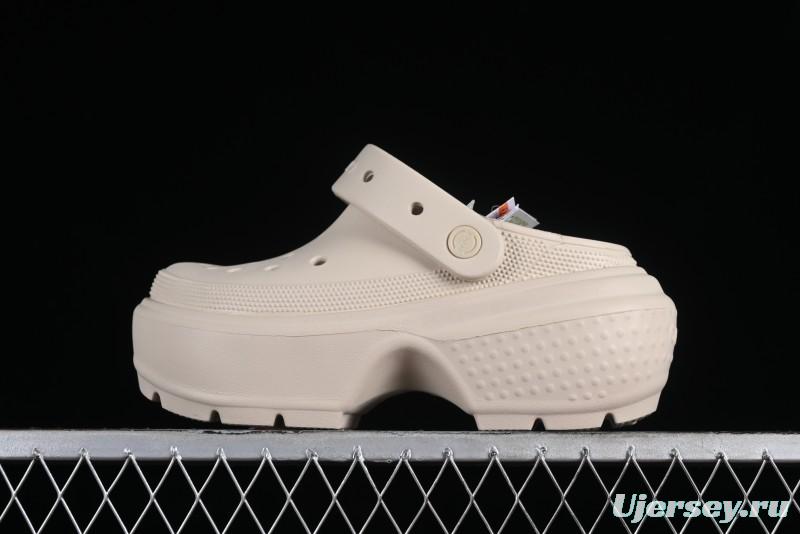 Crocs Classic Clog Snow House Retro Beach Clogs with Adjustable Heel Strap - B.D4