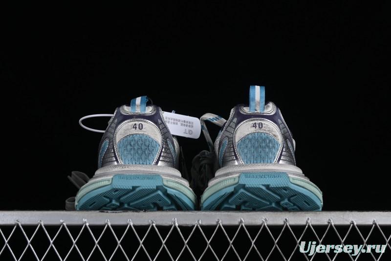 Balenciaga Phantom Sneaker 10th Generation Trend Running Shoes with Transparent Heel Strap - W3XL54095