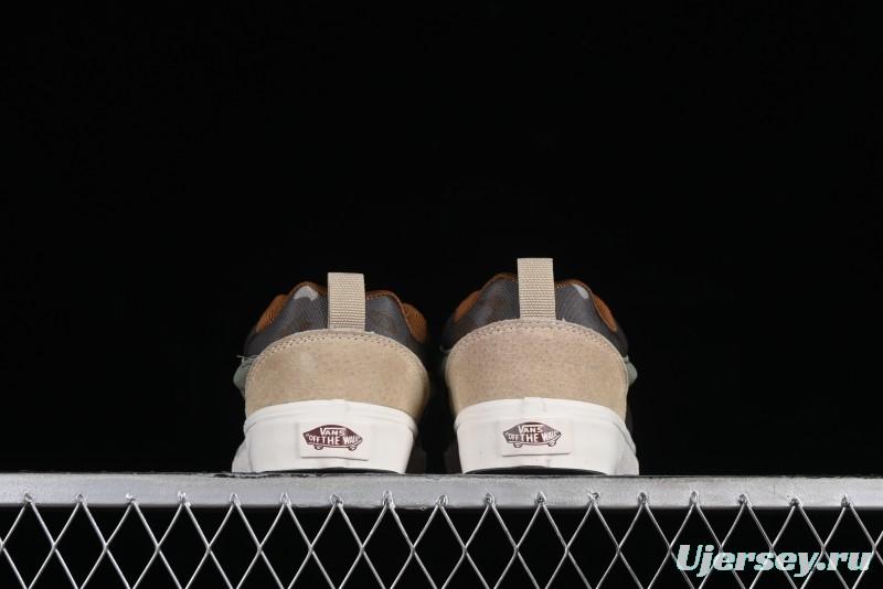 Vans Classics Knu Skool Desert Gray Green Chunky Tongue Bread Shoes - VN0007QC0WD