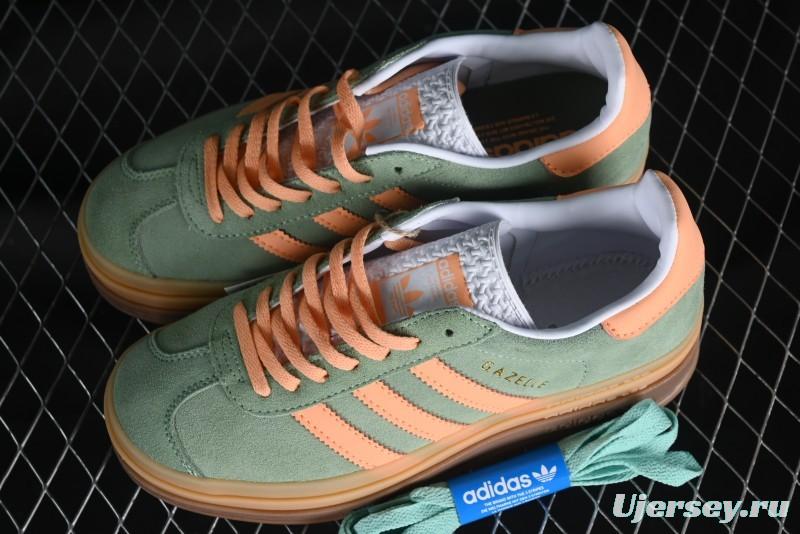 Adidas Originals Gazelle Bold IH7495 Low-Top Sneakers with Thick Sole for Casual Wear Anti-Slip and Durable - IH7495