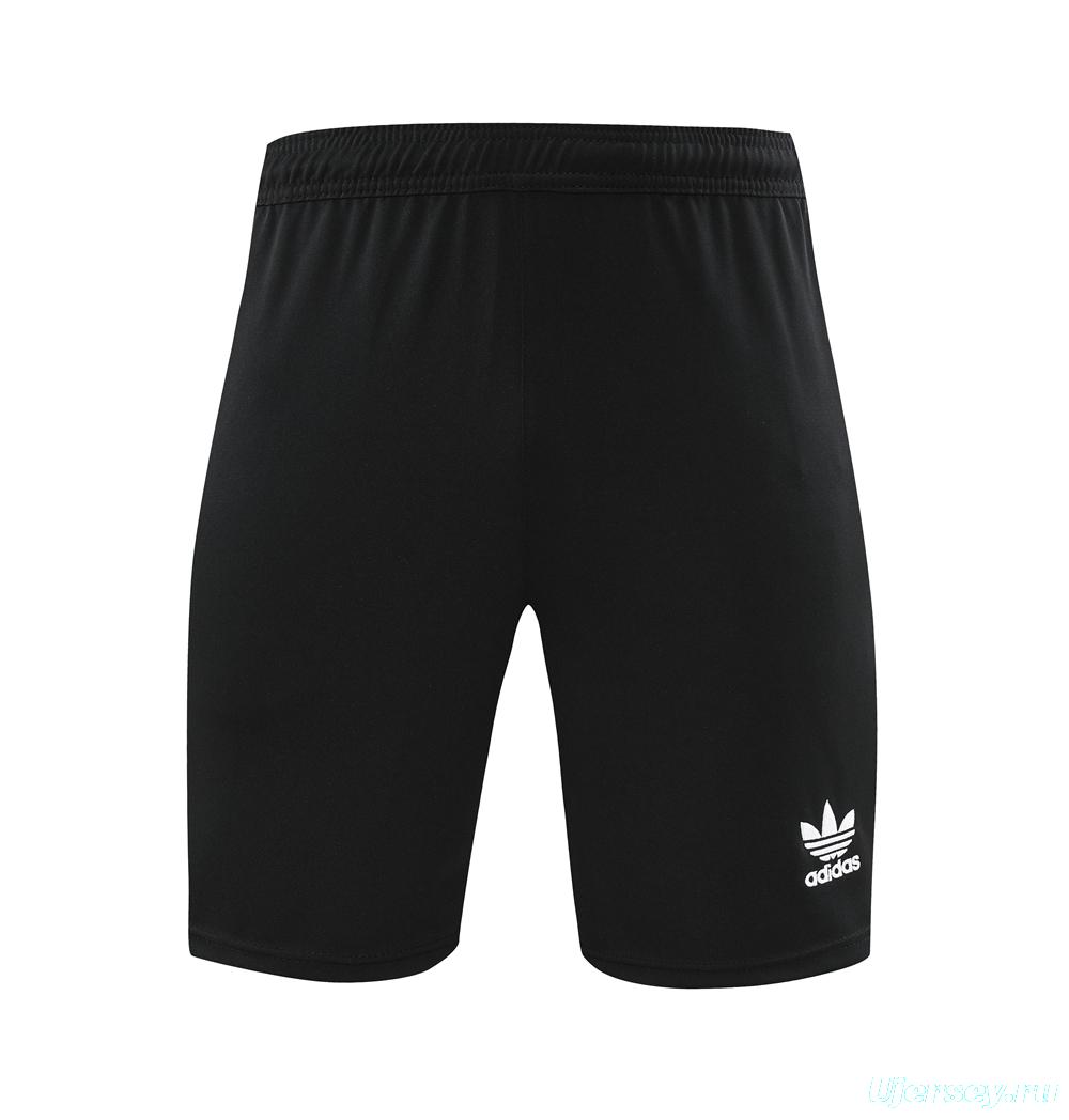 24/25 Adidas Original Black Short Sleeve Jersey+Shorts