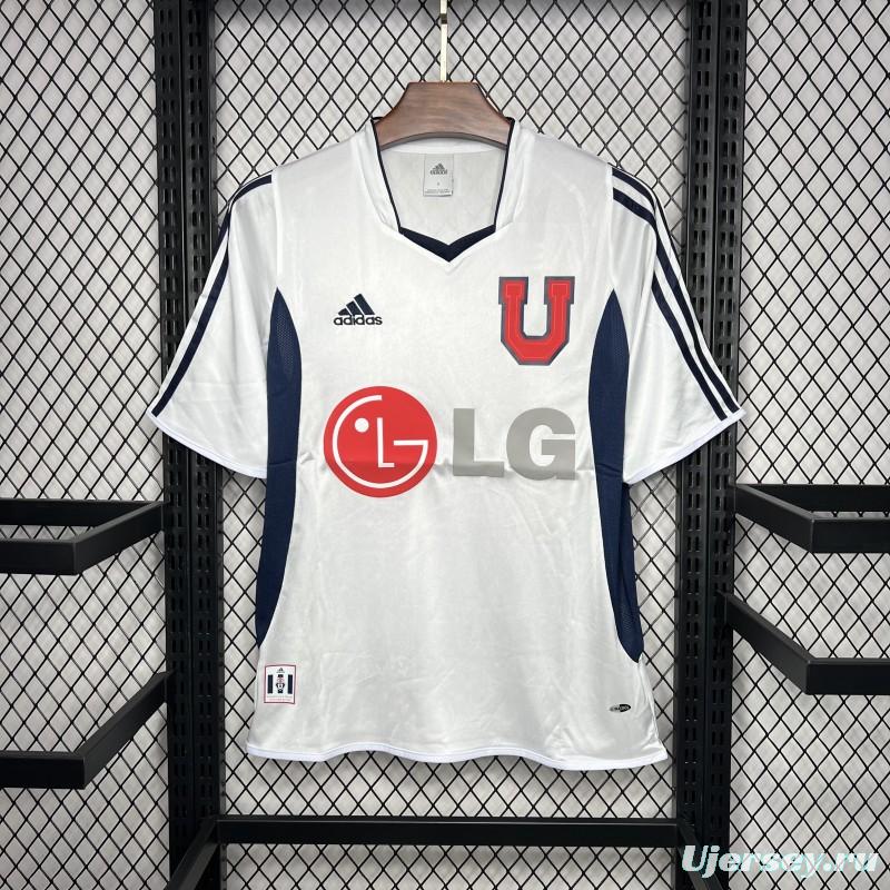 Retro 02/03 Universidad De Chile  Away White Jersey