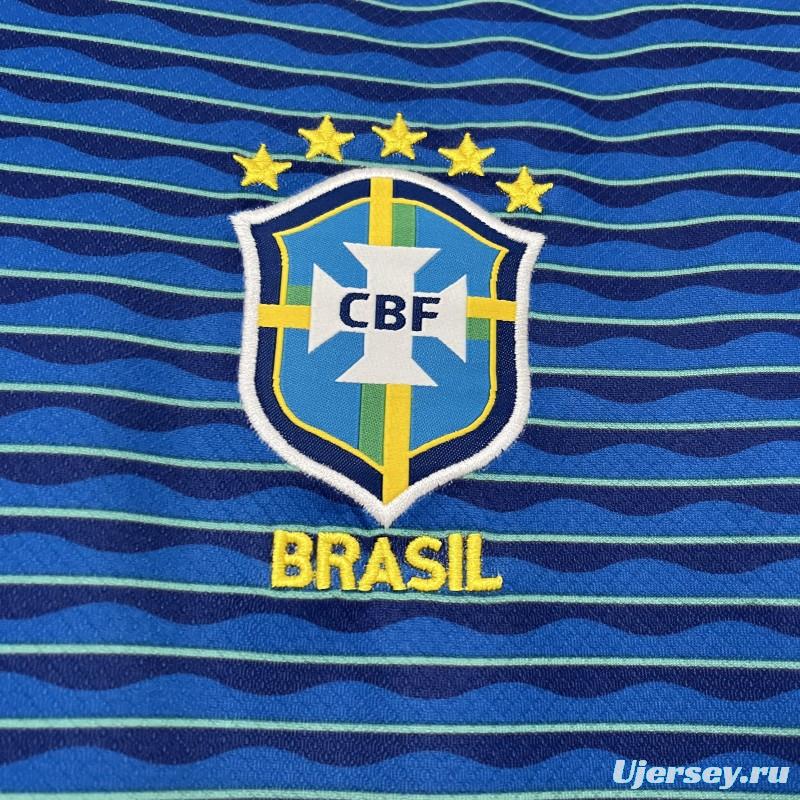 2024 Womens Brazil Away Shirt Jersey