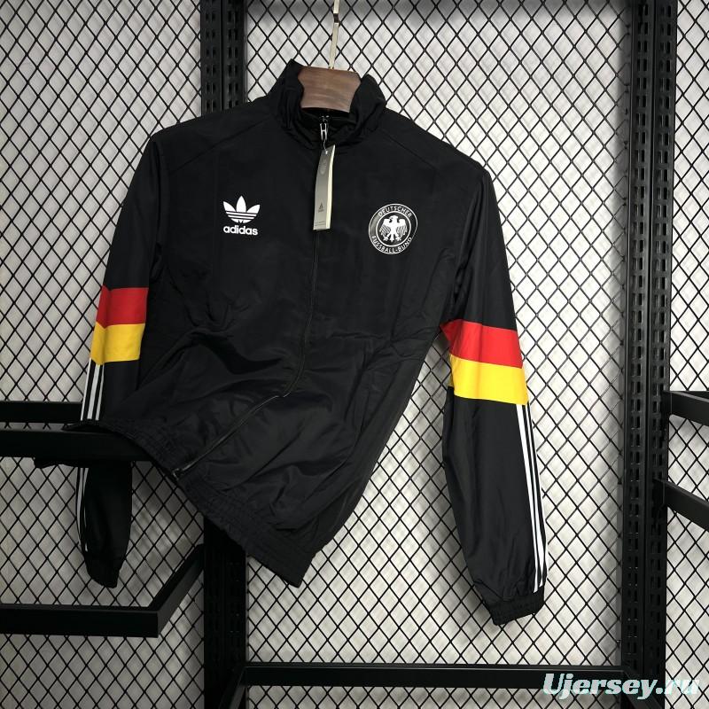 2024 Germany Black Windbreaker