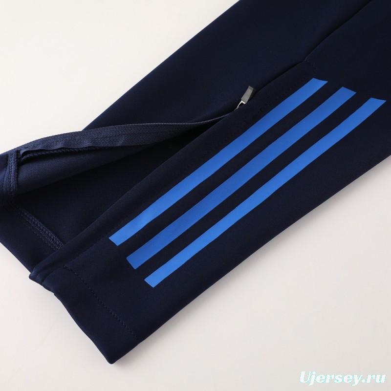 24/25 Adidas Navy/Blue Full Zipper Jacket +Long Pants