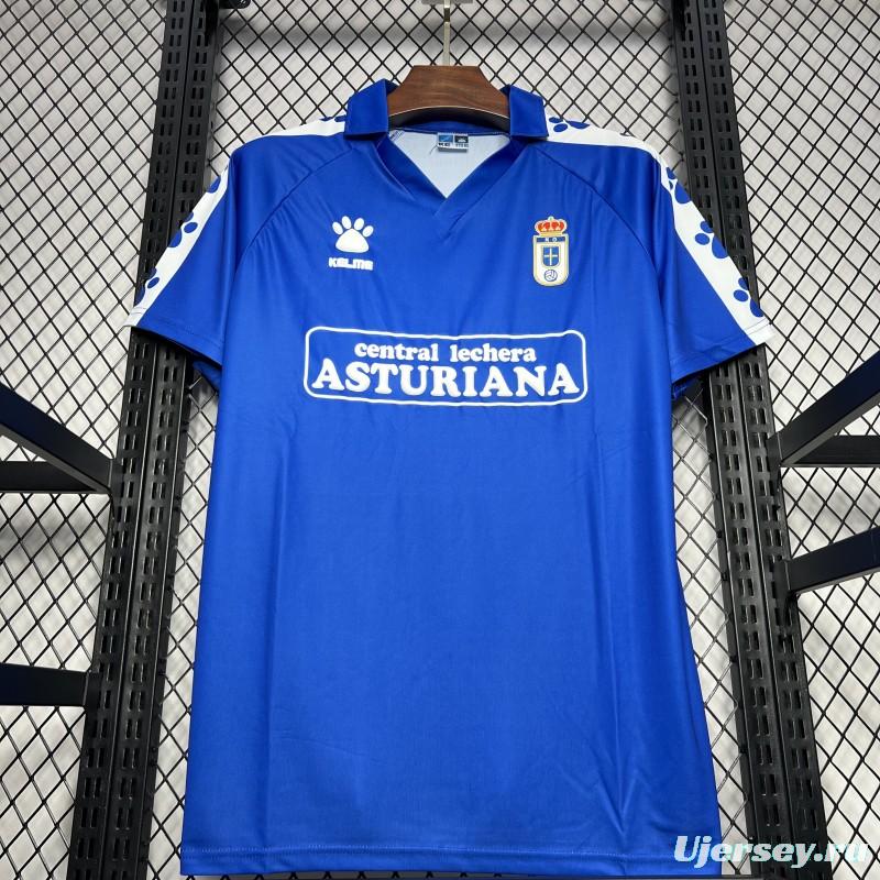 Retro 90/91 Real Oviedo Home Jersey