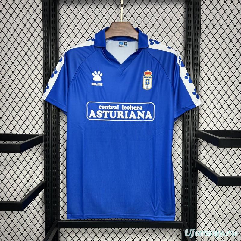 Retro 90/91 Real Oviedo Home Jersey