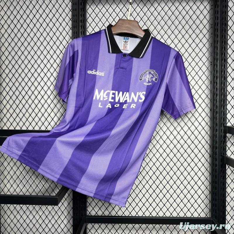 Retro 94/95 Glasgow Rangers Third Purple Jersey