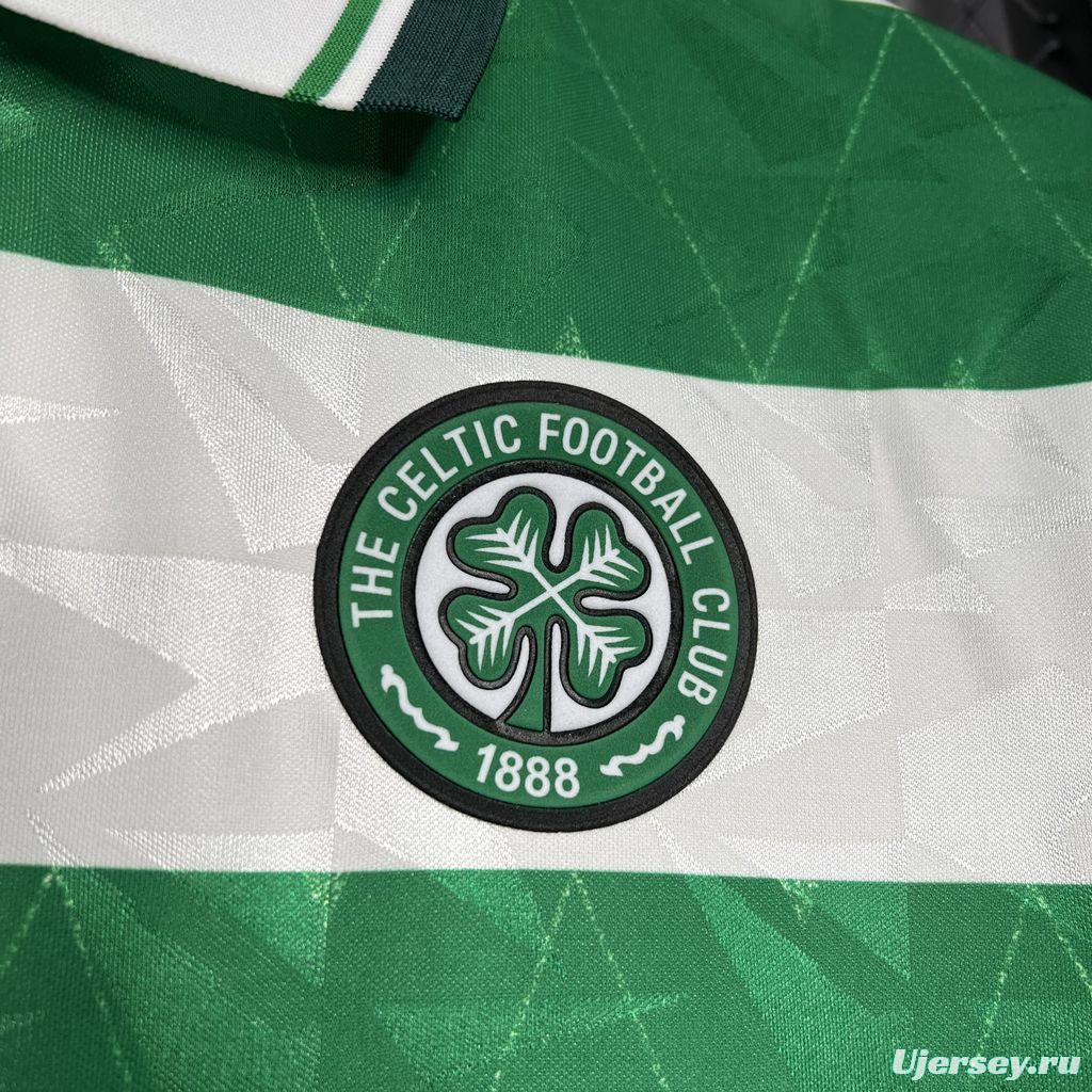 Retro 89/91 Celtic Home Jersey