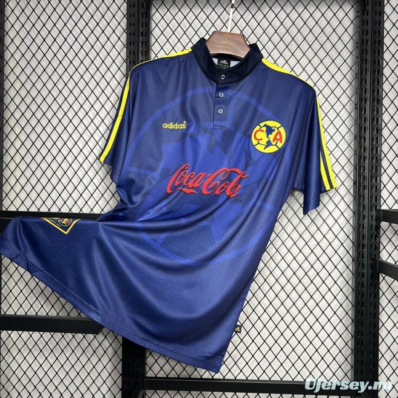 Retro 98/99 Club America Away Navy Jersey