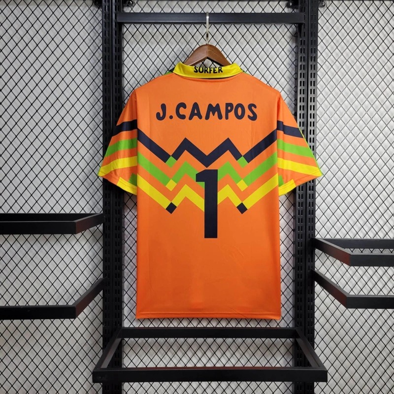 Retro 1994 Mexico Jorge Campos Home Green Goalkeeper