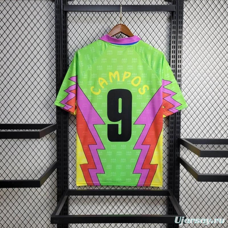 Retro 1994 USA World Cup Mexico Goalkeeper Jorge Campos Jersey