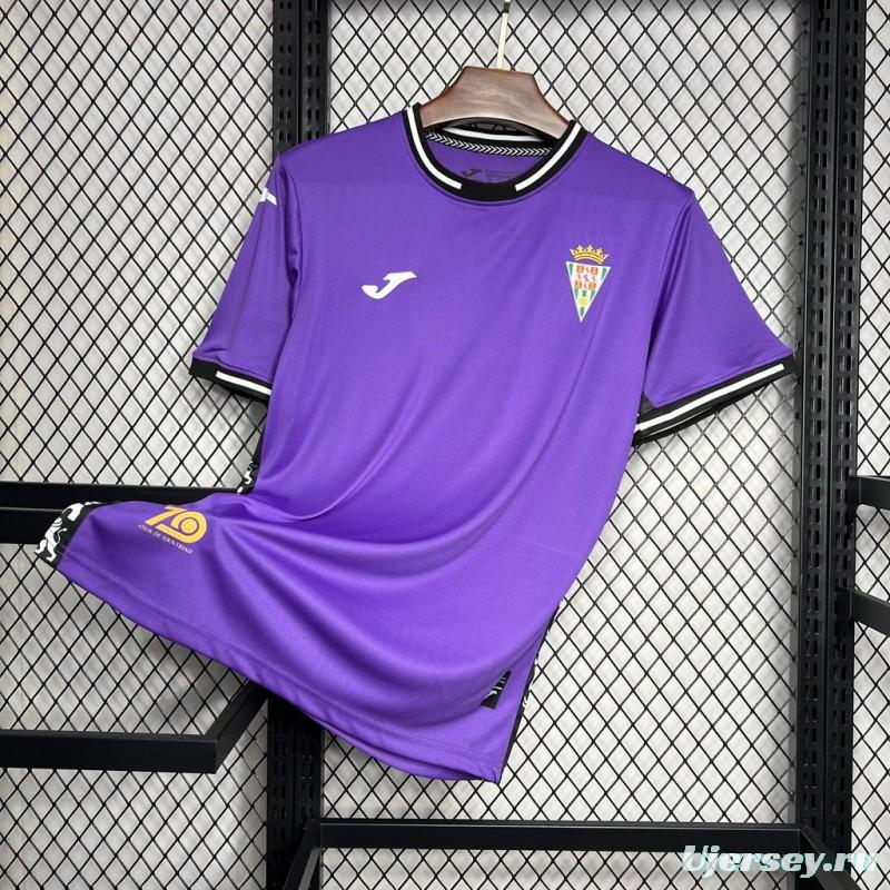 24/25 Cordoba CF Away Purple Jersey