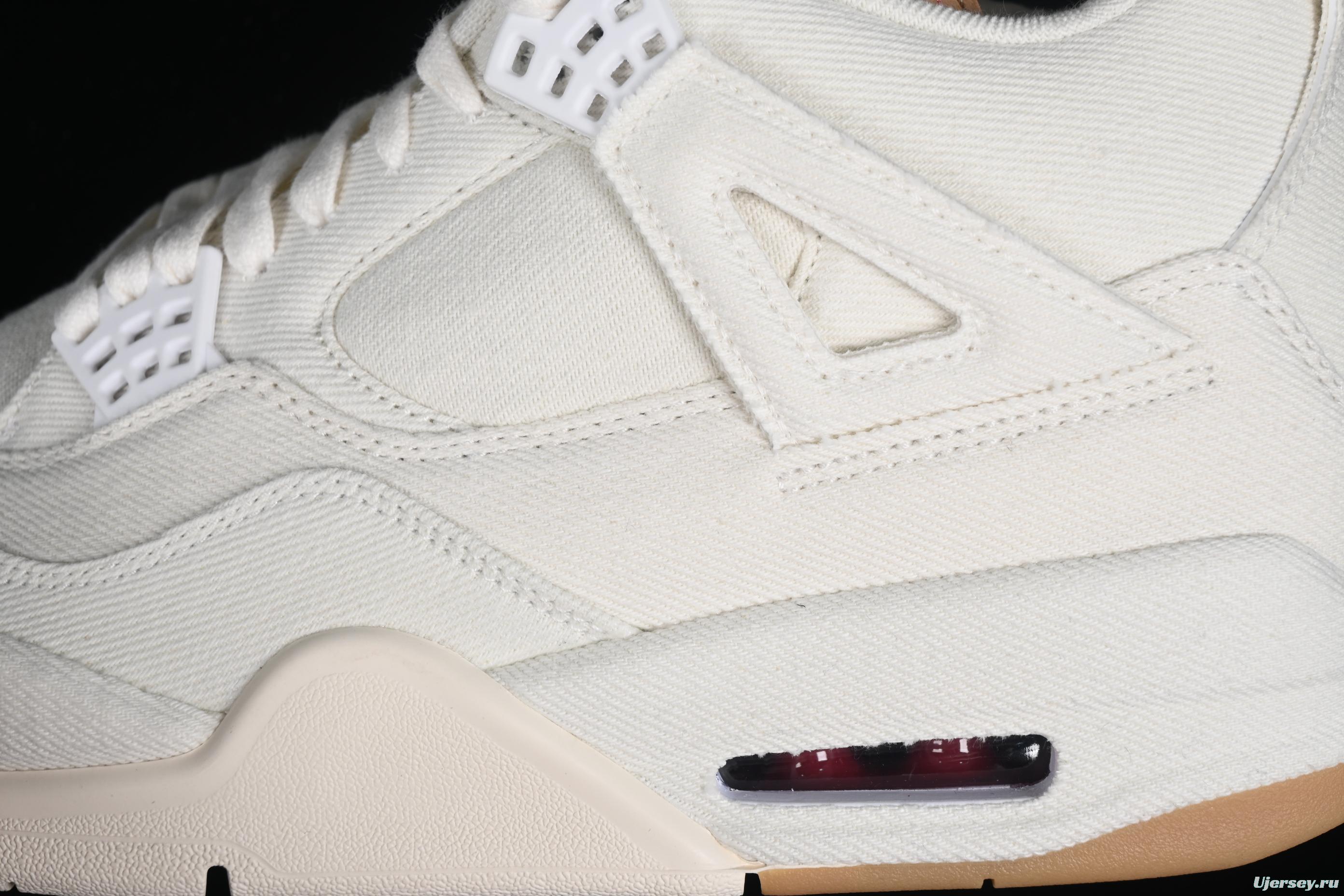 Levi's x Nike Air Jordan 4 Denim Basketball Shoes - AO2571-100