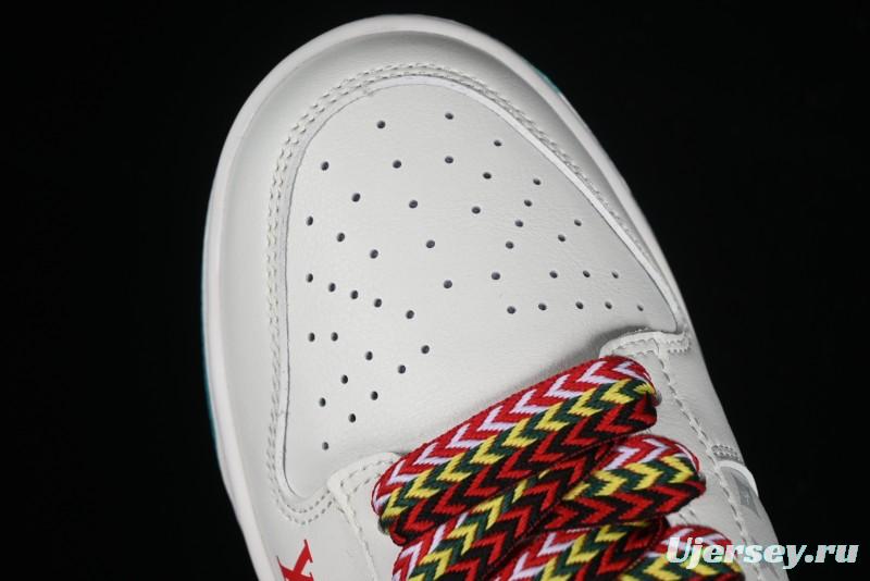 Nike SB Dunk Low LV Collaboration - Beige Violent Bear Anniversary High-End Custom Low-Top Casual Skate Shoes - SJ2068-240