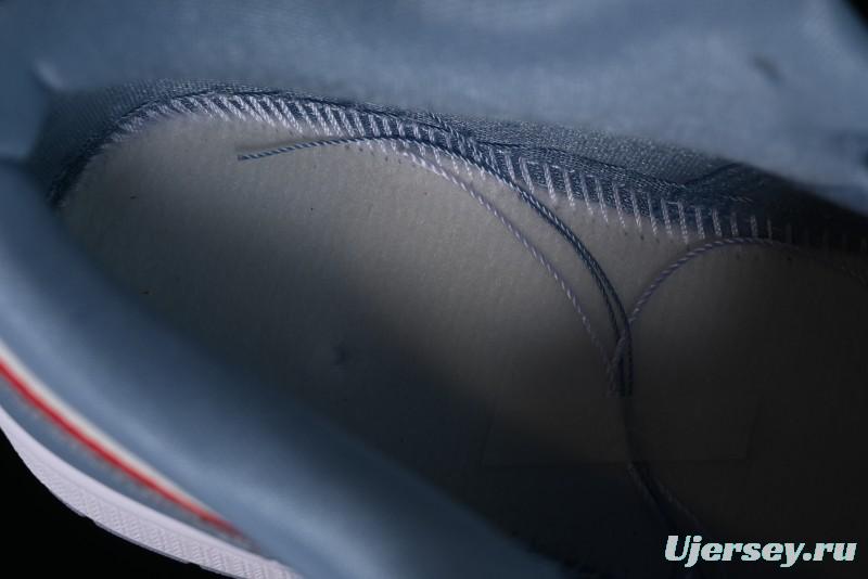 Nike Air Jordan 1 Low AJ1 White Blue Red Toe Casual Sneakers - DC0774-164