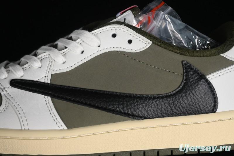 Nike Travis Scott x Air Jordan 1 Low OG Retro Sneakers DM7866-200