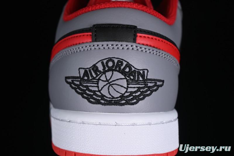 Nike Air Jordan 1 Low AJ1 Cement Grey Low-Top Casual Sneakers - 553558-060