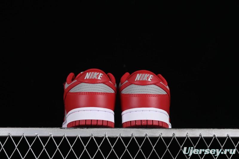 Nike SB Dunk Low Grey Red Colorway Low-Top Casual Skateboarding Shoes - CW1590-0002