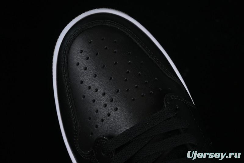 Nike Air Jordan 1 Low Golf Shoes Black Snake Pattern - DD9315-005