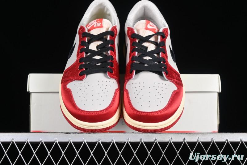 Nike Trophy Room x Jordan 1 Low OG "Away" Casual Sneakers - FN0432-100