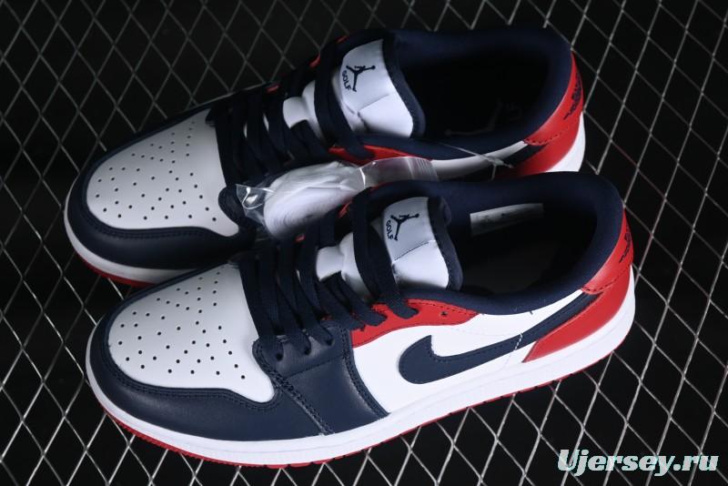 Nike Air Jordan 1 Low Golf Shoes Black Toe - DD9315-113