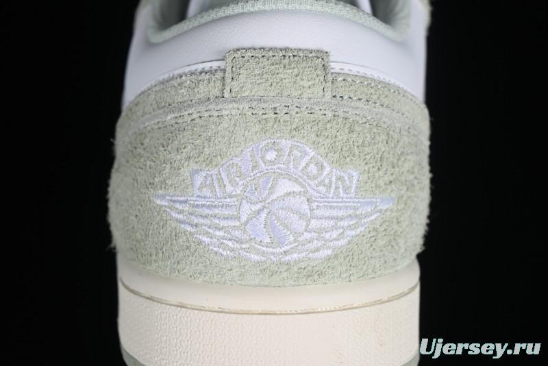 Nike Air Jordan 1 Low AJ1 Apple White Green Low-Top Lifestyle Basketball Shoes - FN5214-131
