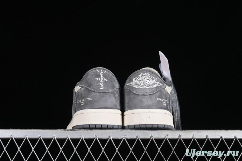 Nike Air Jordan 1 Low OG SP Travis Scott x Fragment Design Collaboration Sneakers - SJ2068-001