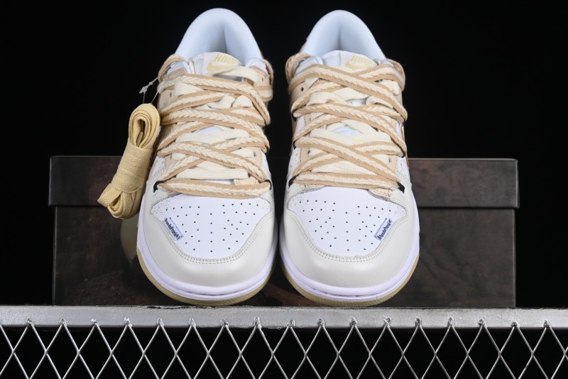 Nike Dunk Low Panda Prank Universe Exploration - Star Exploration Mocha SB Strap Low-top Casual Skate Shoes - DV0833-100