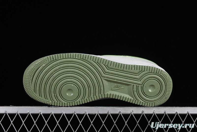 Nike Air Force 1 '07 Low Casual Sneakers in White Green - DV3808-106