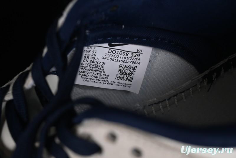 Stussy x Nike SB Dunk Low Collaboration Anniversary Edition Premium Customized Low-Top Casual Skate Shoes - DQ1098-339