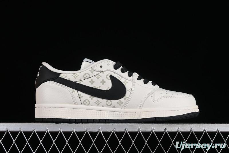 Nike Air Jordan 1 Low OG SP Travis Scott x Fragment Design Collaboration Sneakers - SJ2068-002