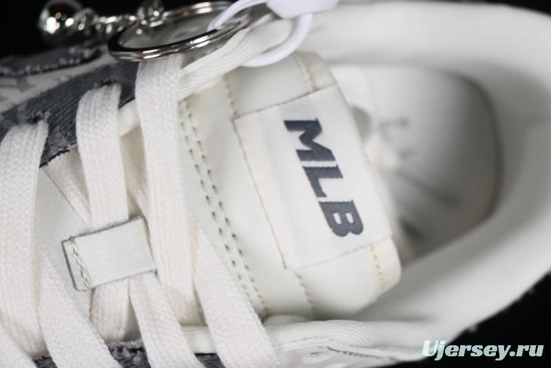 Nike SB Dunk Low MLB Collaboration - Grey Denim Anniversary Custom Low-Top Casual Skate Shoes - DQ1098-347