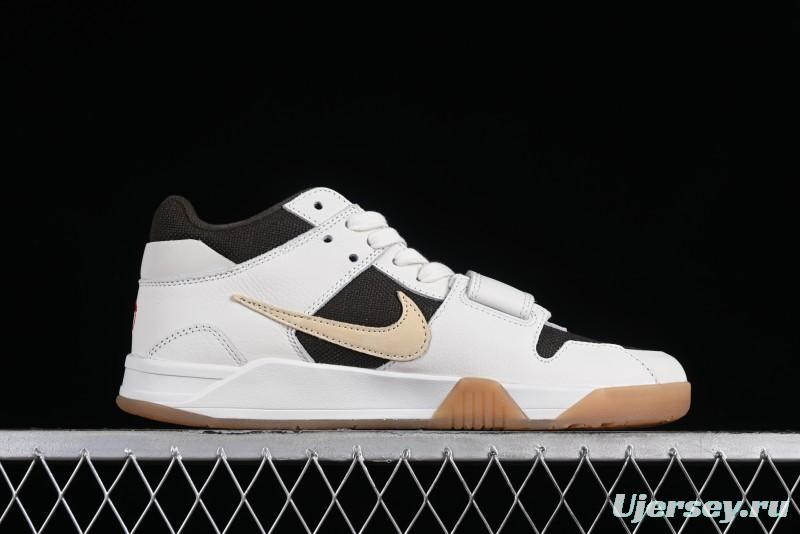 Nike Travis Scott x Jordan Jumpman Jack TR "University Red" Basketball Shoes with Magic Strap - FZ8117-100