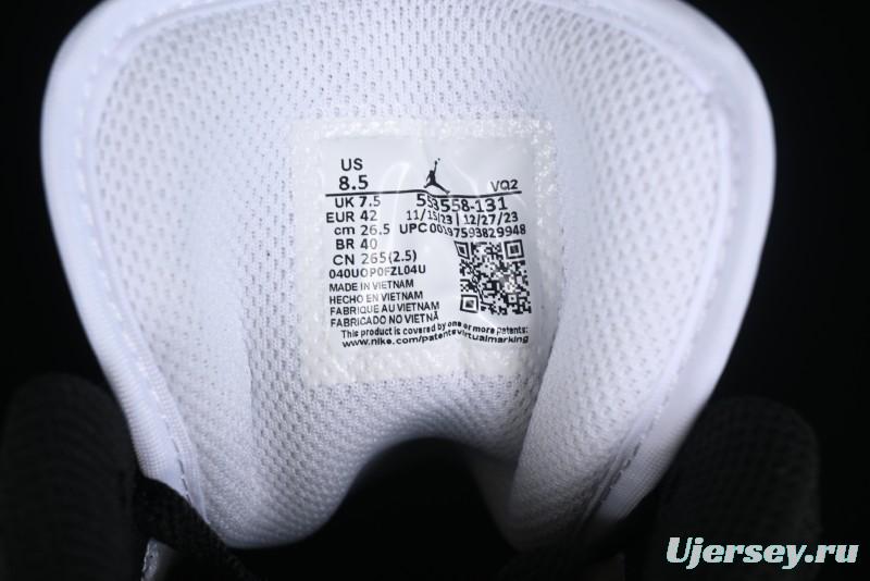 Nike Air Jordan 1 Low Retro Basketball Shoes in Mint Green and Black - 553558-131