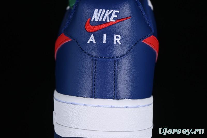 Nike Air Force 1 '07 Low White Blue Red Casual Shoes - CZ9164-100