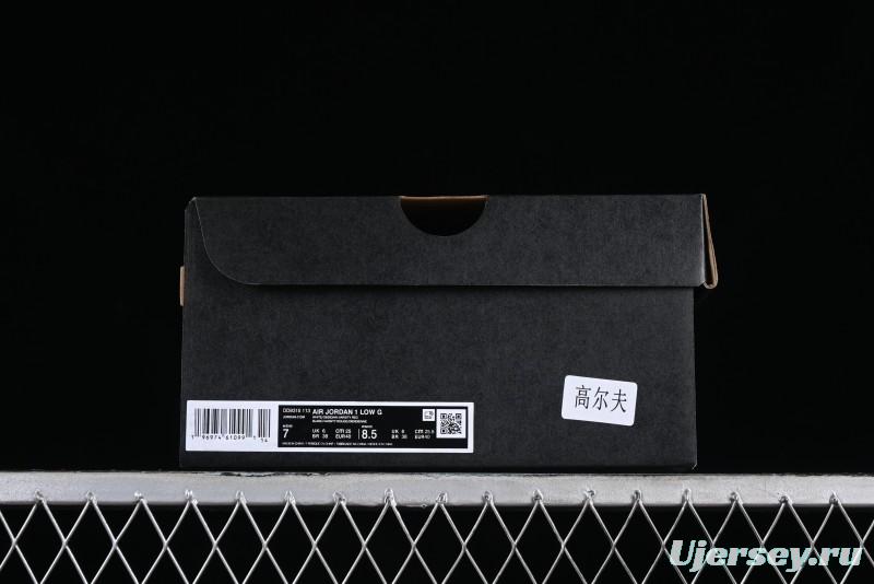 Nike Air Jordan 1 Low Golf Shoes Black Toe - DD9315-113